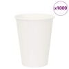 vidaXL kaffekopper af papir 1000 stk. 12oz 300ml hvid