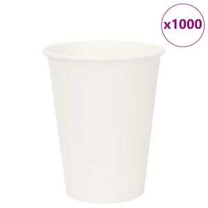 vidaXL kaffekopper af papir 1000 stk. 12oz 300ml hvid