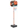 vidaXL b&aelig;rbart basketballs&aelig;t justerbart 109-141 cm