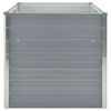 vidaXL h&aelig;vet havekasse 160 x 80 x 77 gr&aring;t galvaniseret st&aring;l