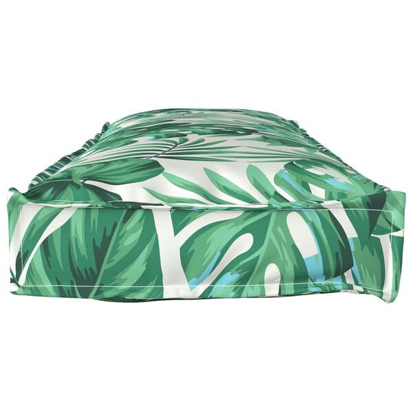 vidaXL Pude Blad Bladmønster 120 x 40 x 8 cm Oxford stof