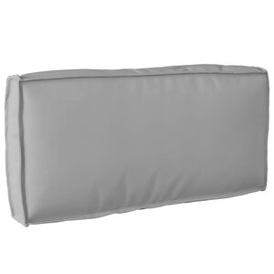 vidaXL Pude Gr&aring; 80 x 40 x 12 cm Oxford stof