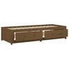 vidaXL daybed 90x200 cm massivt fyrretræ gyldenbrun