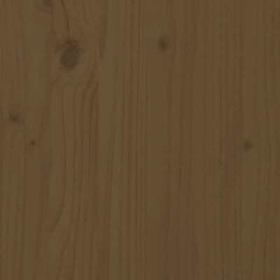 vidaXL daybed med udtræk 2x(90x190) cm massivt fyrretræ gyldenbrun