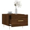 vidaXL sofaborde 2 stk. 50x50x40 cm konstrueret træ brun egetræsfarve