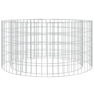 vidaXL gabion-b&aring;lkurv &Oslash; 100 cm galvaniseret jern