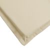 vidaXL hynde til liggestol 200x70x3 oxfordstof beige