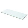 vidaXL hylde glaspanel klar 60x20 cm