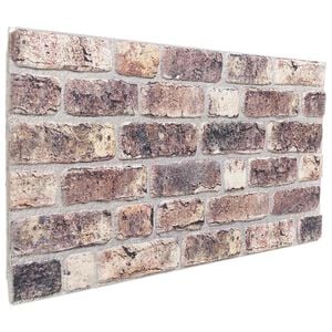 vidaXL V&aelig;gpaneler 10 stk. 100 x 50 cm M&oslash;rk Brun EPS Skum