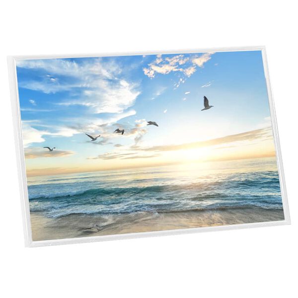 vidaXL billedrammer 5 stk. til bord 21x29,7 cm MDF hvid