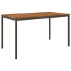 vidaXL Have Bar Bord Naturlig og Kaffe 196 x 100,5 x 105 cm