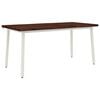 vidaXL Dining table med live edge 160 x 80 x 75 cm Massivt Akacietr&aelig;