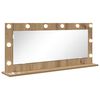 vidaXL Vaskeskab Spejl Artisan Egetr&aelig; 100 x 45 x 18 cm Rektangul&aelig;r
