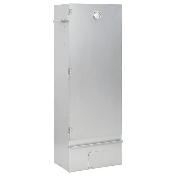 vidaXL rygeovn med r&oslash;gflis 44,5x29x110 cm galvaniseret st&aring;l