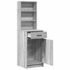 vidaXL Highboard Gr&aring; Sonoma 40 x 40,5 x 135 cm Konstrueret tr&aelig;