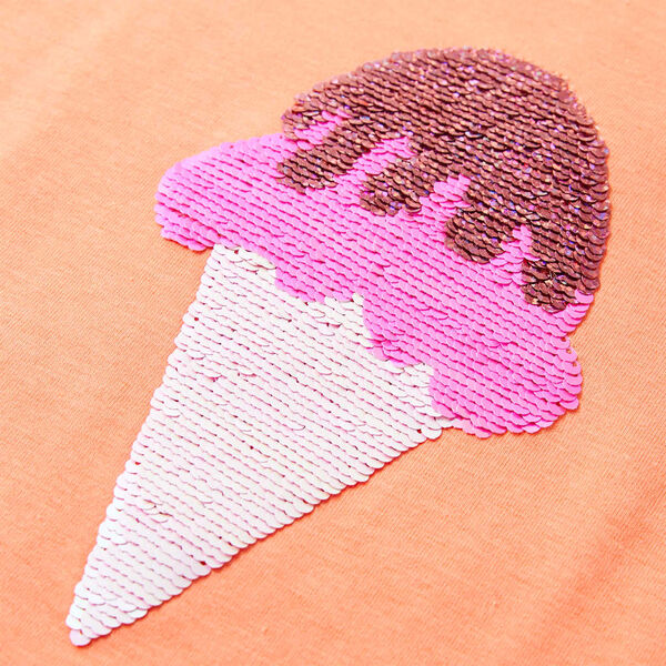 T-shirt til b&oslash;rn str. 104 neon-orange