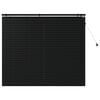 vidaXL Persienner Sort 160 x 130 cm 35 mm Massivt Paulownia Tr&aelig;