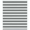 vidaXL zebragardin m&oslash;rkegr&aring; 130x100 cm stofbredde 125,9 cm polyester