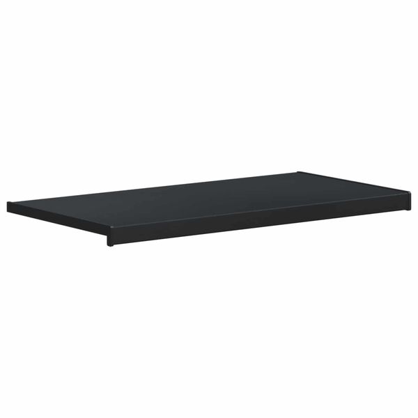 vidaXL Vindueskarm Antracit med tr&aelig;struktur 80 x 45 x 4,5 cm PVC