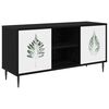 vidaXL TV-skab HANAU 102 x 33 x 51 cm Sort eg Konstrueret tr&aelig;