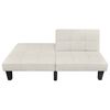vidaXL sovesofa justerbar beige