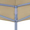 vidaXL tag til festtelt 6x3 m 270 g/m² beige