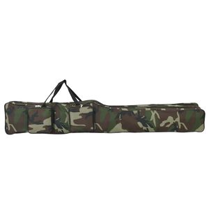 vidaXL stangtaske 150 cm oxfordstof camouflage gr&oslash;n