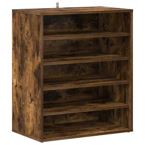 vidaXL skoreol 60x35x70 cm konstrueret tr&aelig; r&oslash;get egetr&aelig;