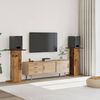 vidaXL h&oslash;jtalerstativer 2 stk. 30x30x95 cm konstrueret tr&aelig; antikt tr&aelig;