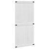 vidaXL Laded&oslash;r CORONA 100 x 210 cm Massivt fyrretr&aelig; Hvid