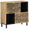 vidaXL skab 80x33x75 cm massivt mangotr&aelig;