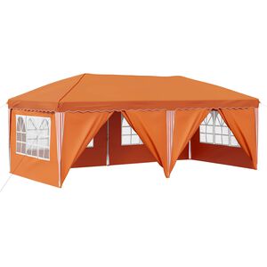 vidaXL Pop-up Festtelt 575 x 288 x 245 cm Orange