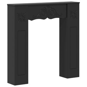 vidaXL Pejseramme Sort 102 x 20 x 102 cm Konstrueret tr&aelig;