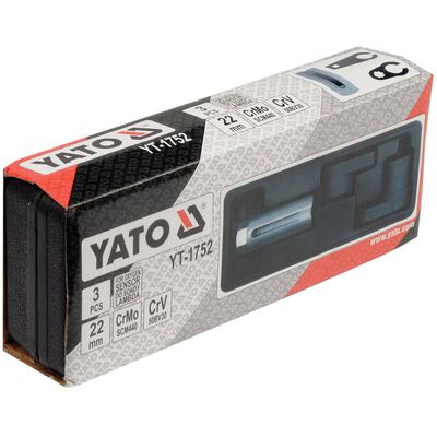 YATO topnøglesæt med 3 nøgler til iltsensor