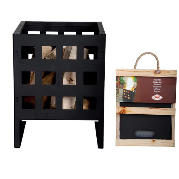 Esschert Design b&aring;lkurv firkantet FF87