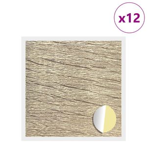 vidaXL Kl&aelig;bende Skrue Cover 12 pcs Sonoma eg &Oslash; 20 x 0,5 mm