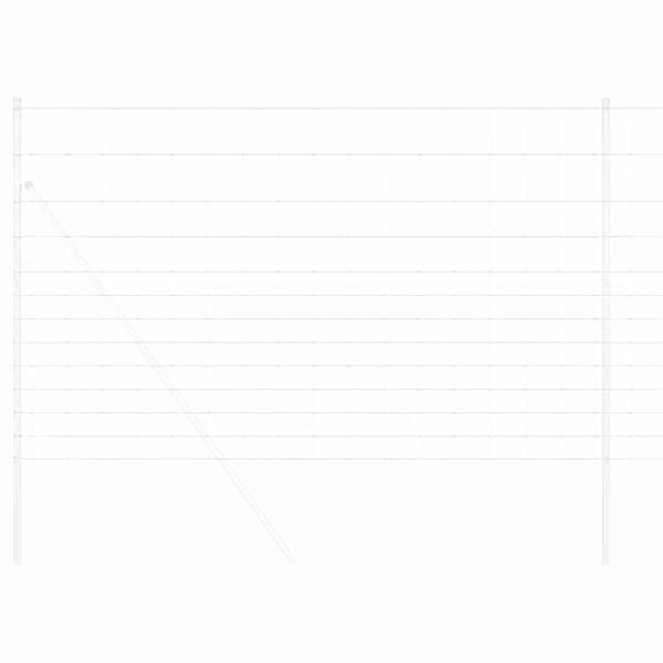 vidaXL Markhegn Grå 1.5 x 10 m Stål