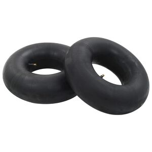 vidaXL indvendige slanger til trilleb&oslash;r 2 stk. 15 x 6.00-6 gummi