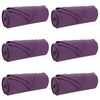 vidaXL Kastet&aelig;pper 6 stk. Lilla 200 x 150 cm 2.61 kg Fleece