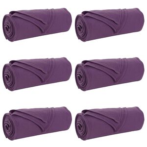 vidaXL Kastet&aelig;pper 6 stk. Lilla 200 x 150 cm 2.61 kg Fleece
