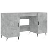 vidaXL skrivebord 140x50x75 cm konstrueret tr&aelig; betongr&aring;