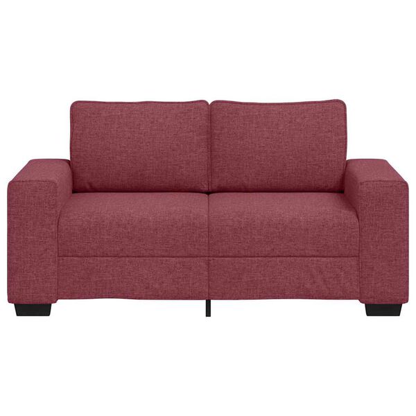 vidaXL 2-personers sofa 160x77x82 cm stof vinr&oslash;d