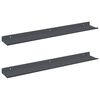 vidaXL Sv&aelig;vende hylde 2 pcs Antracit 60 x 8,5 x 2,5 cm St&aring;l