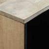 vidaXL Sideboard Hvid 80 x 33 x 75 cm Massivt mangotr&aelig;