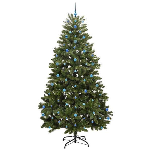 vidaXL Kunstigt juletr&aelig; med 300 LED'er Gr&oslash;n 270 cm PVC og metal