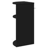 vidaXL Endebord Sort 29,6 x 29,6 x 60 cm Konstrueret tr&aelig;