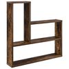 vidaXL V&aelig;ghylde R&oslash;get eg 60 x 11 x 60 cm Konstrueret tr&aelig;
