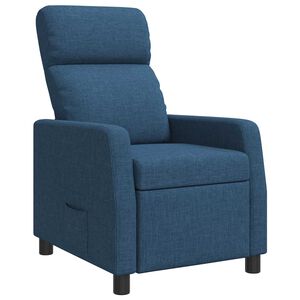 vidaXL Recliner Bl&aring; Stof