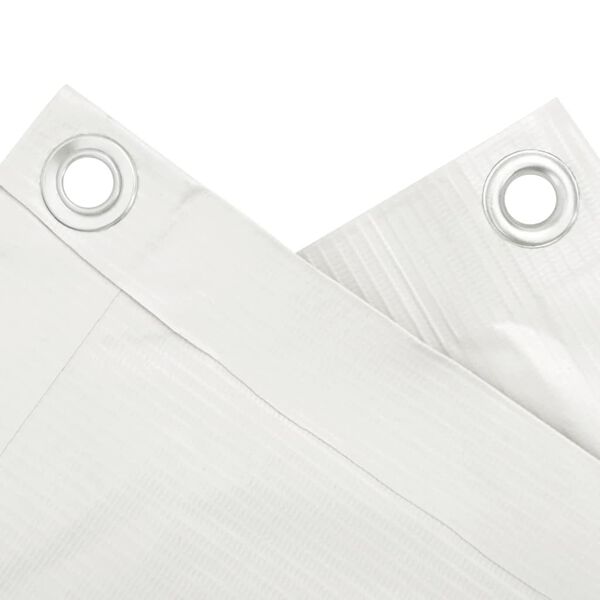 vidaXL altanafsk&aelig;rmning 600x120 cm PVC hvid