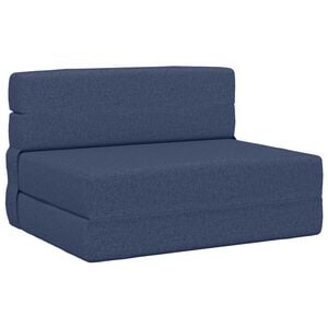 vidaXL Samlebar Sofa Seng Bl&aring; 70 x 80 x 60 cm Stof